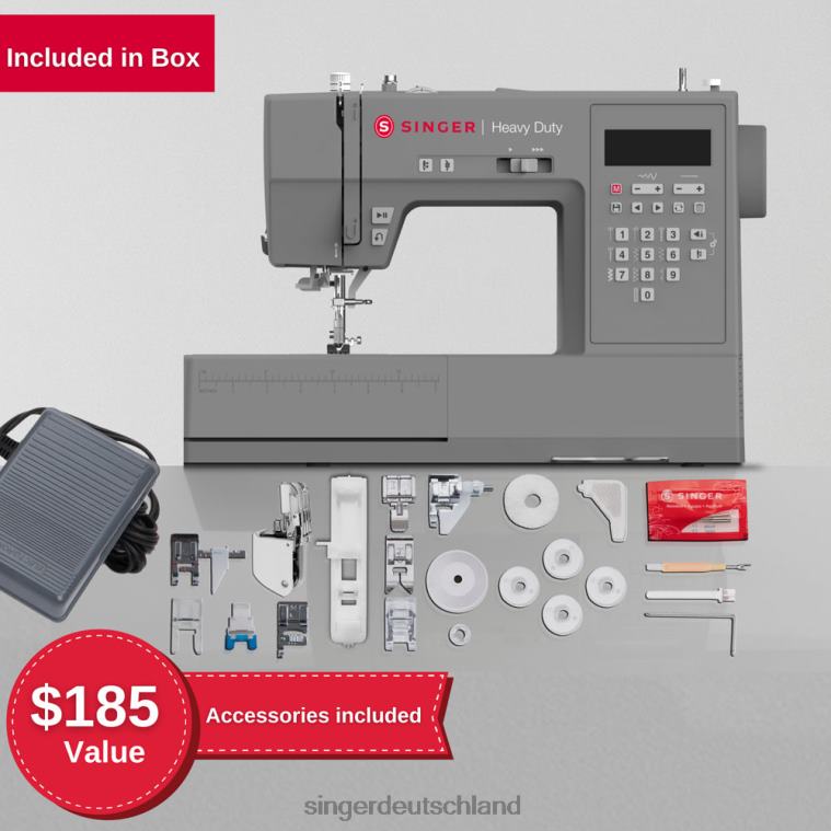 SINGER Hochleistungsnähmaschine 6700c Maschinen NNX4F29