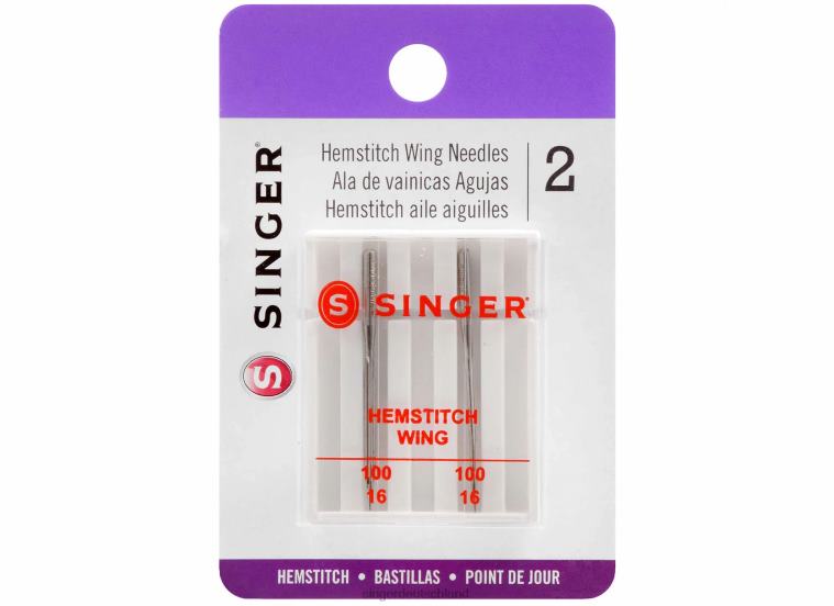SINGER Hohlsaum-Flügelnadeln Stärke 100/16 Zubehör NNX4F119