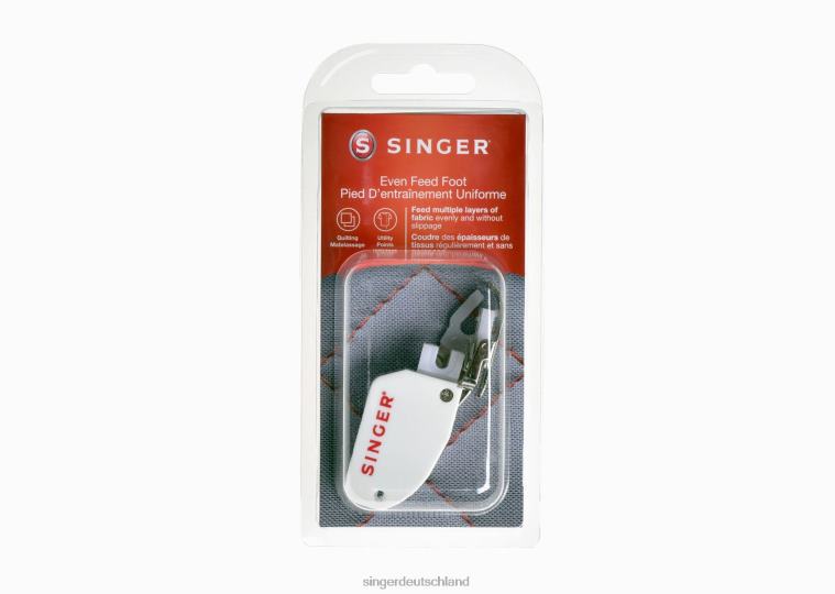 SINGER Nähfuß mit gleichmäßigem Vorschub und Vorschub für Näh- und Stickmaschinen der SE91-Serie Zubehör NNX4F133