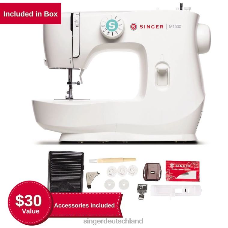 SINGER Nähmaschine M1500 mit Bonus-Nähset Maschinen NNX4F14