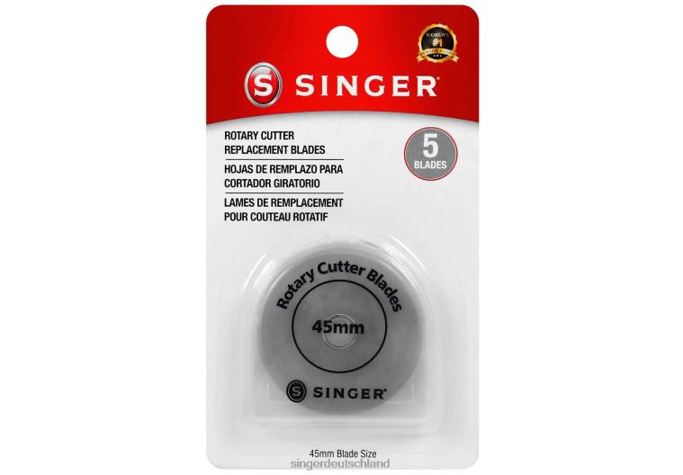 SINGER Proseries Rollschneider-Ersatzklingen 5 Stück Zubehör NNX4F161