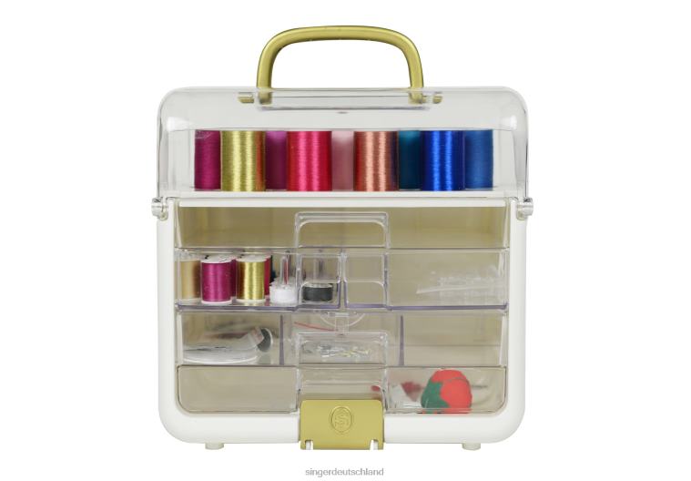 SINGER Sew-it-goes 255-teiliges Näh- und Bastel-Aufbewahrungsset mit Metallfaden Zubehör NNX4F181