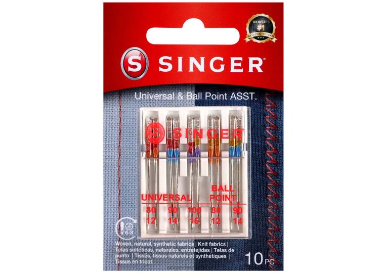 SINGER Universal- und Kugelnadeln in verschiedenen Größen Zubehör NNX4F116